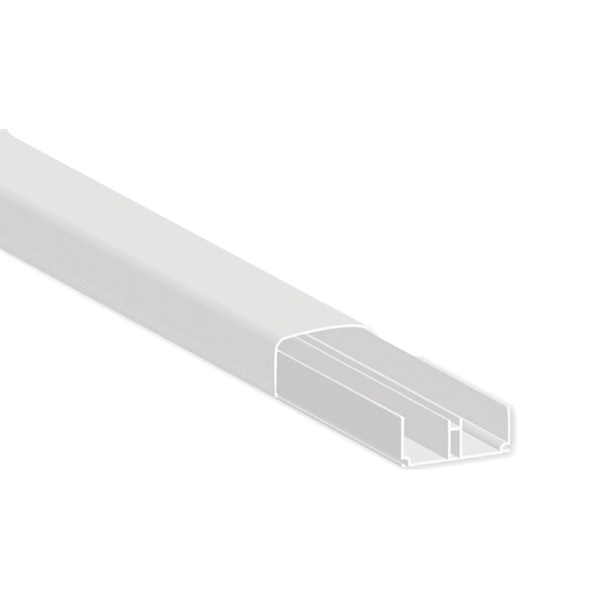 DUCTO 20 X 10 MM X 2 MT - BLANCO 