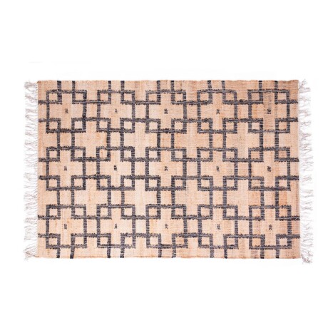ALFOMBRA BADAJOZ YUTE MULTICOLOR