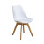 Silla Comedor Cocina Tulip Eames Acolchada Reforzada Premium Blanco 1