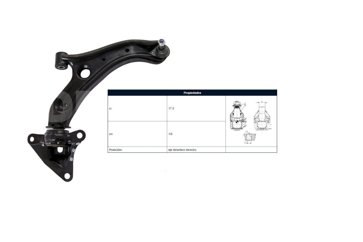 Parilla De Suspension Delantera Honda Fit 09-13 Der Parilla De Suspension Delantera Honda Fit 09-13 Der