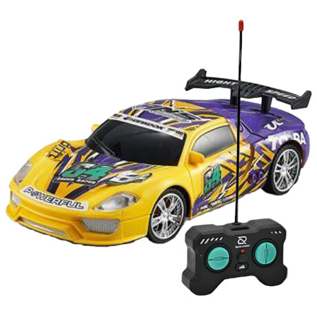 Auto Deportivo RC Racing Rivalry Control Remoto 1:22 Amarillo/violeta