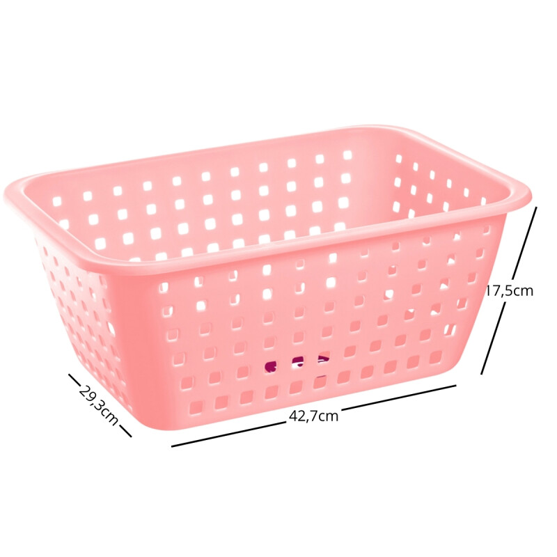 Cesto extra grande 14 lts ROSADO
