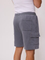 SHORT CARGO RIVEN RUSTY Gris Claro