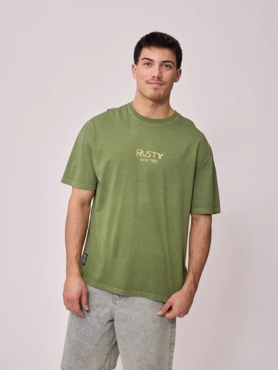 T-SHIRT RUSTY FLIPDA - VERDE 