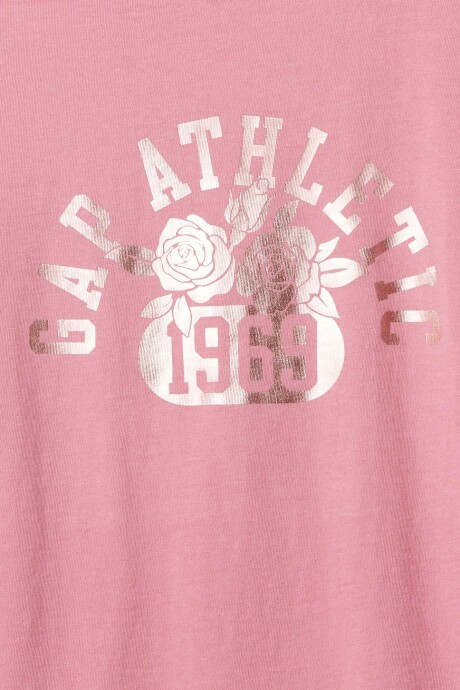 Remera Gráfico Manga Larga Niña Elle Pink