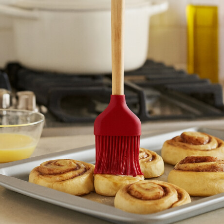 Pincel con gancho silicona madera 220 mm KitchenAid Pincel con gancho silicona madera 220 mm KitchenAid