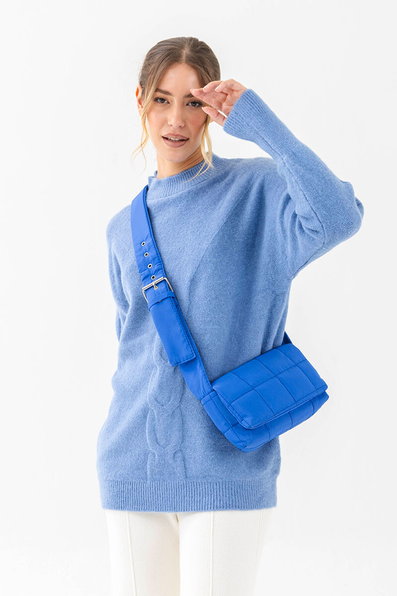 Cartera Puffy - Azul 