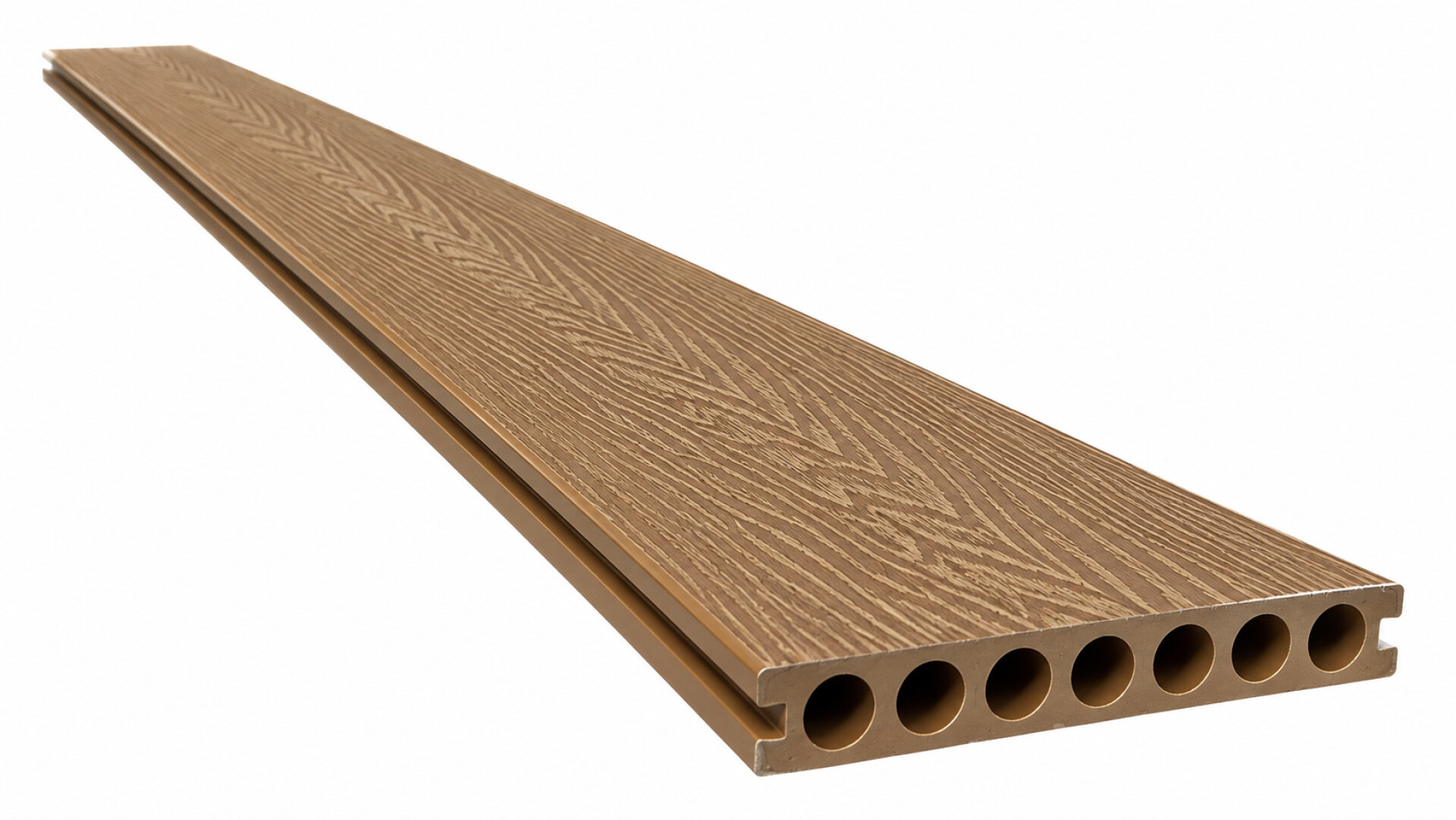 Deck Para Exterior en WPC Sandy Brown 