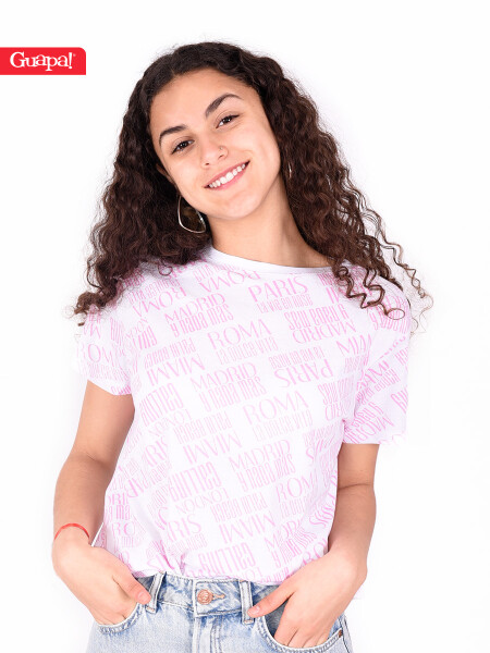 REMERA AMBER ROSADO