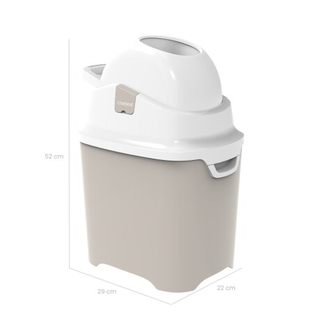 Contenedor de Pañales DIAPER CHAMP Bebesit Beige Contenedor de Pañales DIAPER CHAMP Bebesit Beige