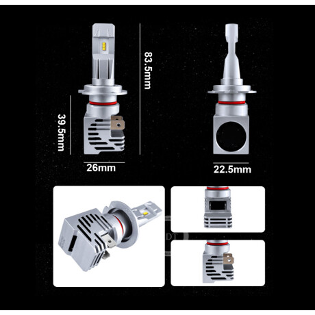 LAMPARA - LED H7 M3 ALTA INTENSIDAD (JUEGO) 9-32V 6500K DUNCAN LAMPARA - LED H7 M3 ALTA INTENSIDAD (JUEGO) 9-32V 6500K DUNCAN