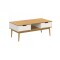 Mesa de Living Nordica Roble/Blanco