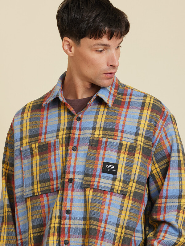 CAMISA JARET RUSTY Azul
