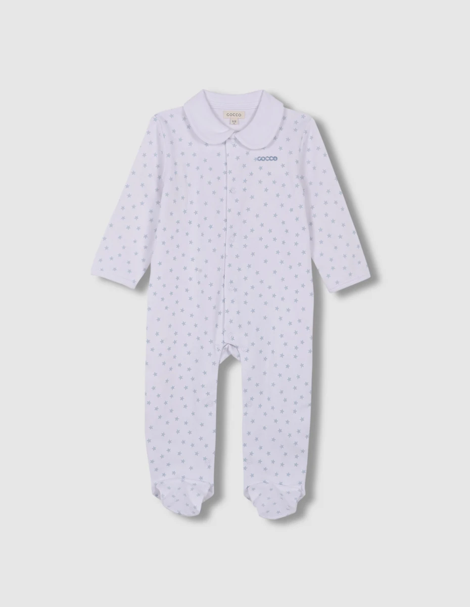 Pijama Estampado - Blanco 