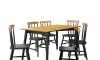 Juego de comedor 6 Sillas - Udine Ebano