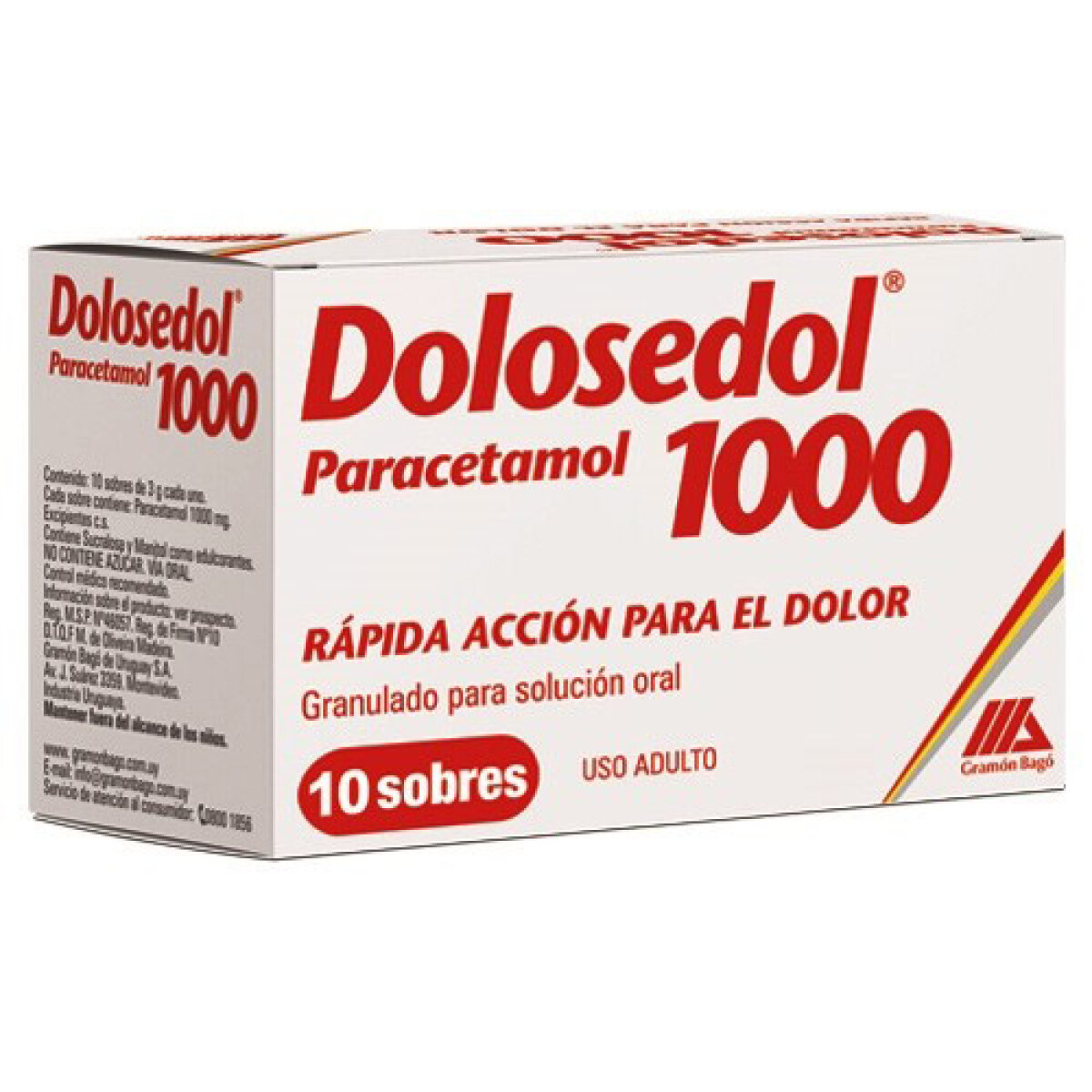 Dolosedol 1g 10 Sobres 