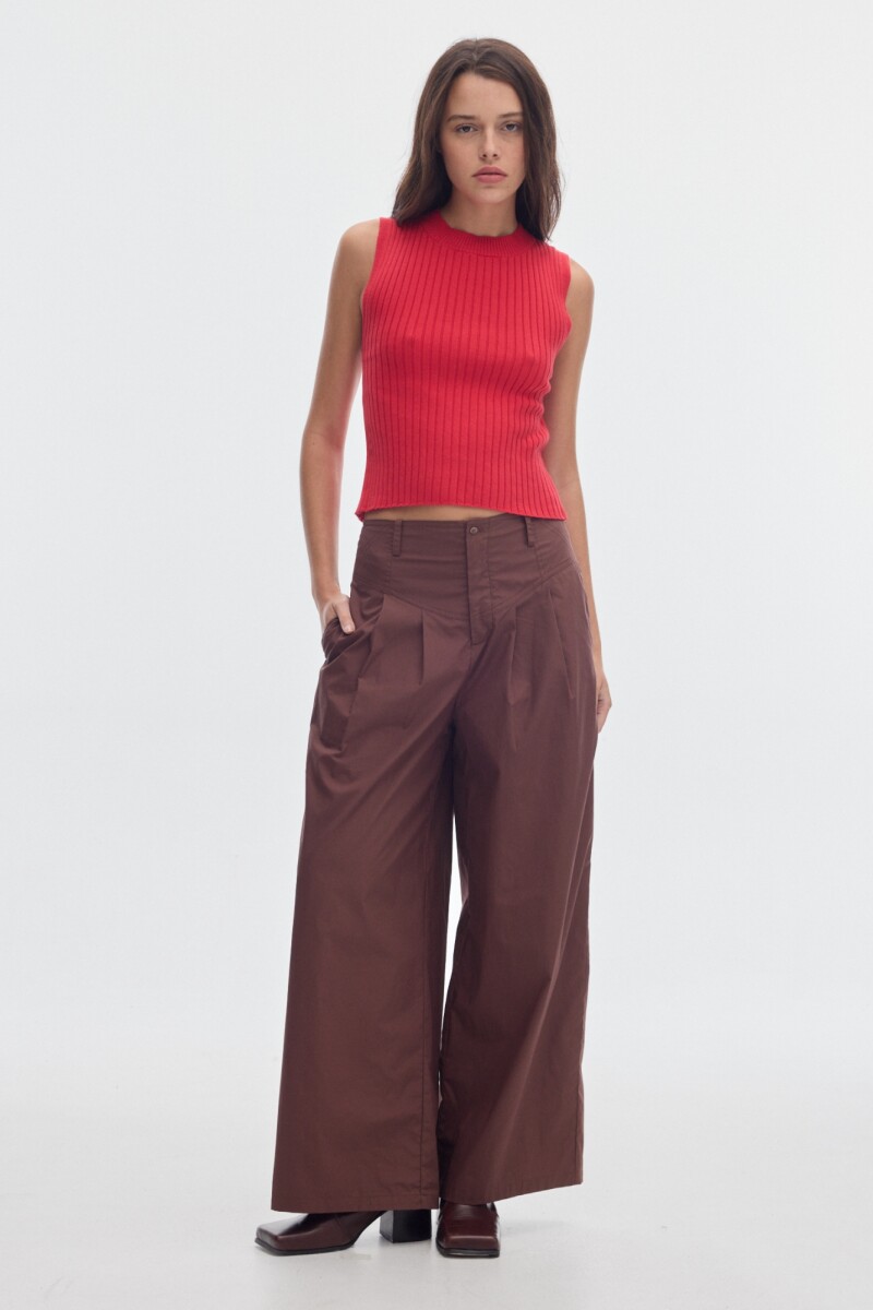 Pantalón Donna Cotton - Brown 