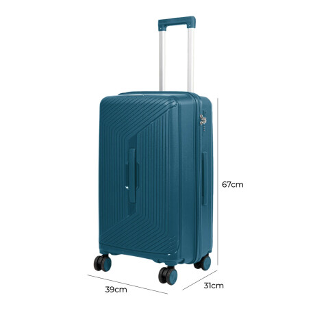 Valija Viaje Expert 25" Resistente Liviana Calidad Azul