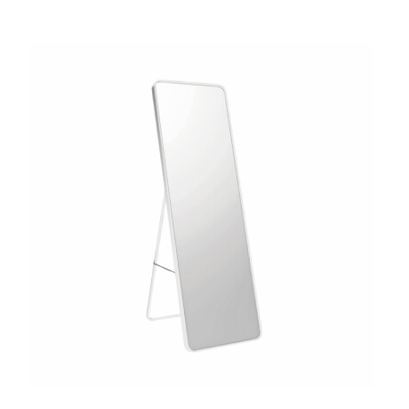 Espejo Glamour Lumax 180x80 Cm Para Living O Dormitorio De Pie O Pared Extra Grande Blanco