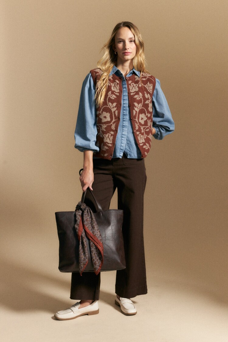 CHALECO MELINA Caramelo