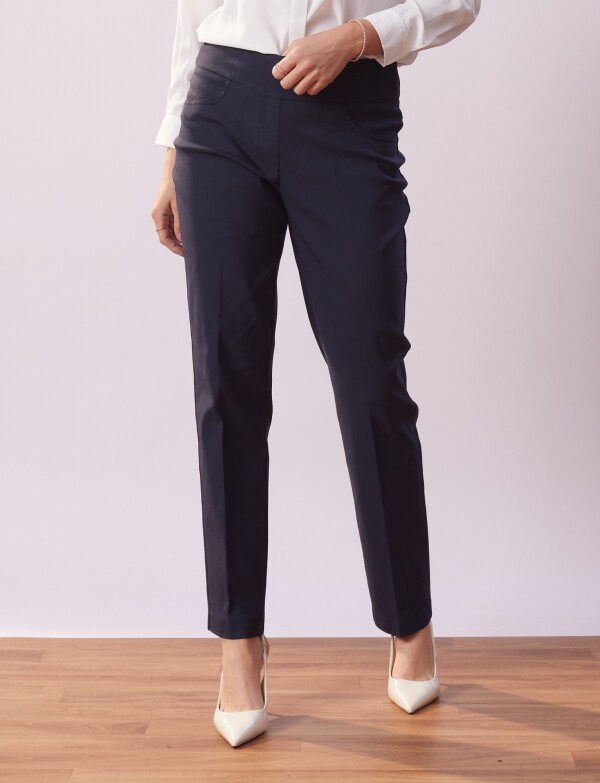 Pantalon Pull On AZUL