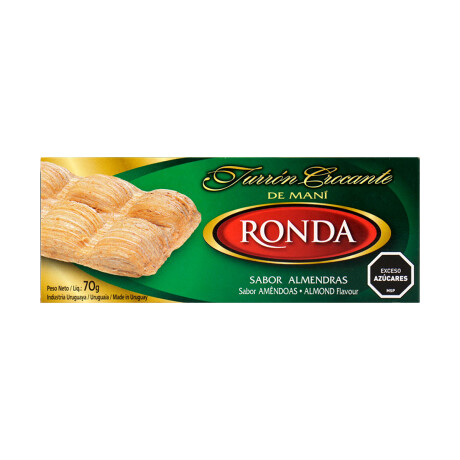 Turron Crocante Ronda Mani 70g Almendras Turron Crocante Ronda Mani 70g Almendras