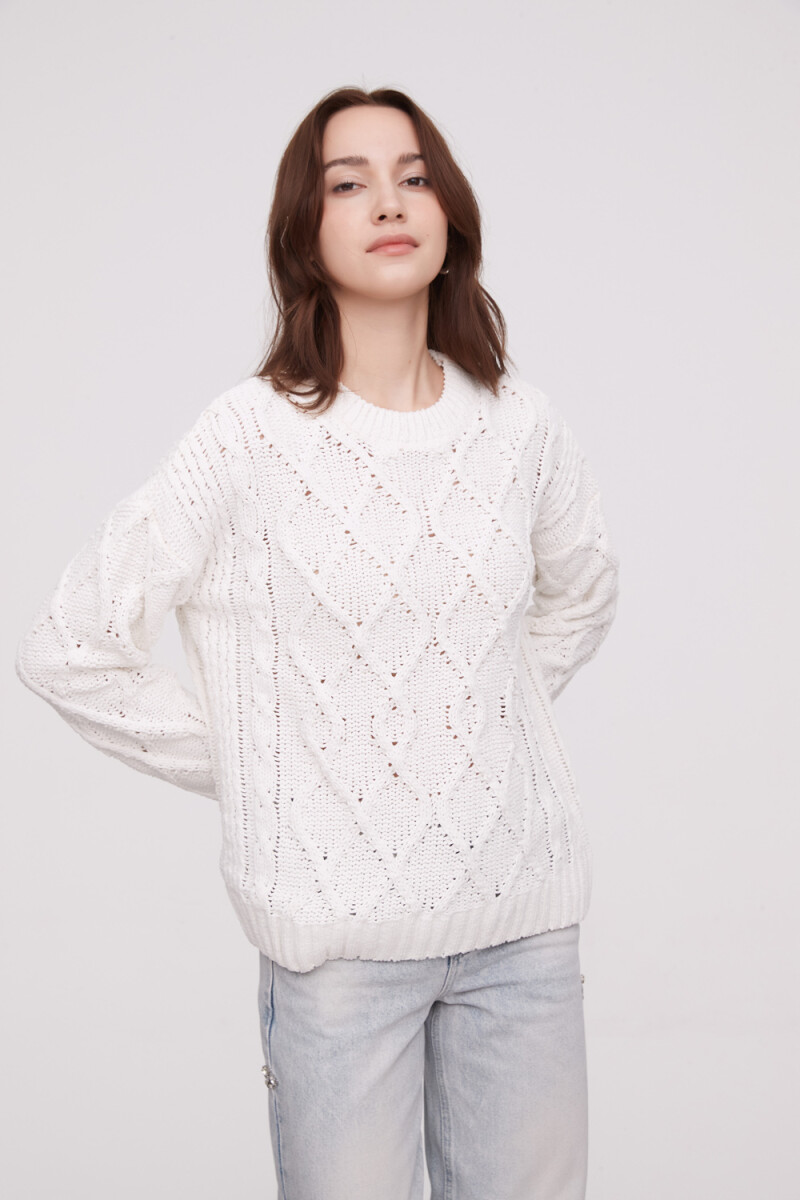 Sweater Loanina - Marfil / Off White 