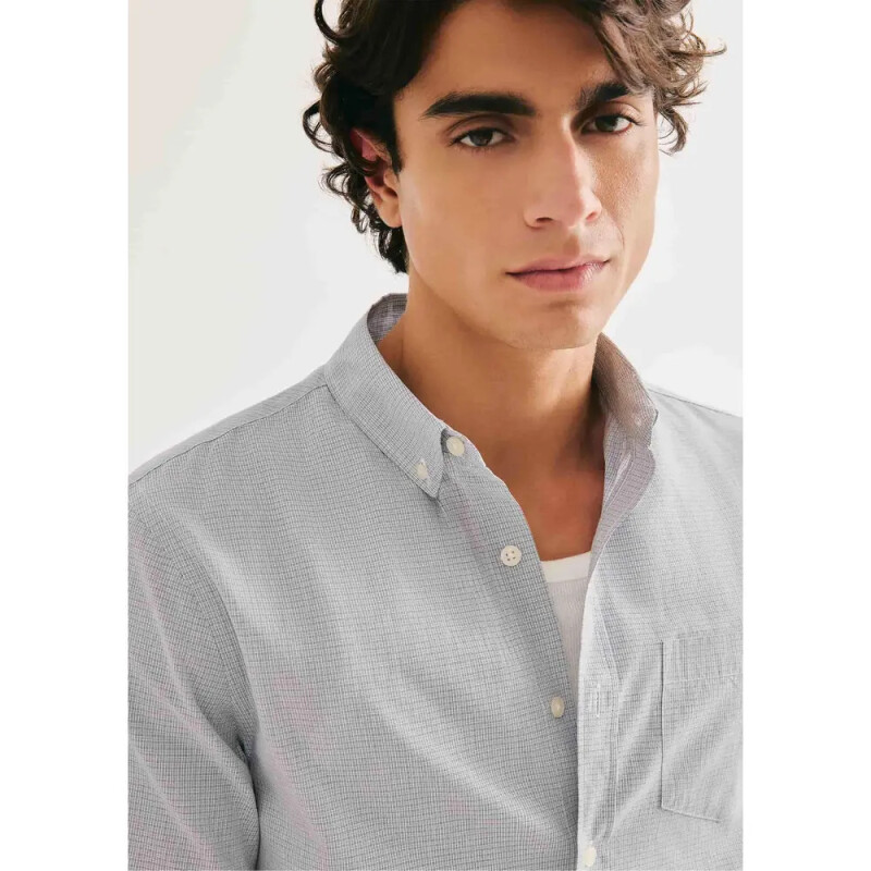 CAMISA MM MASC AZUL CLARO