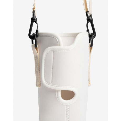 Porta Vaso Con Correa Blanco Crema
