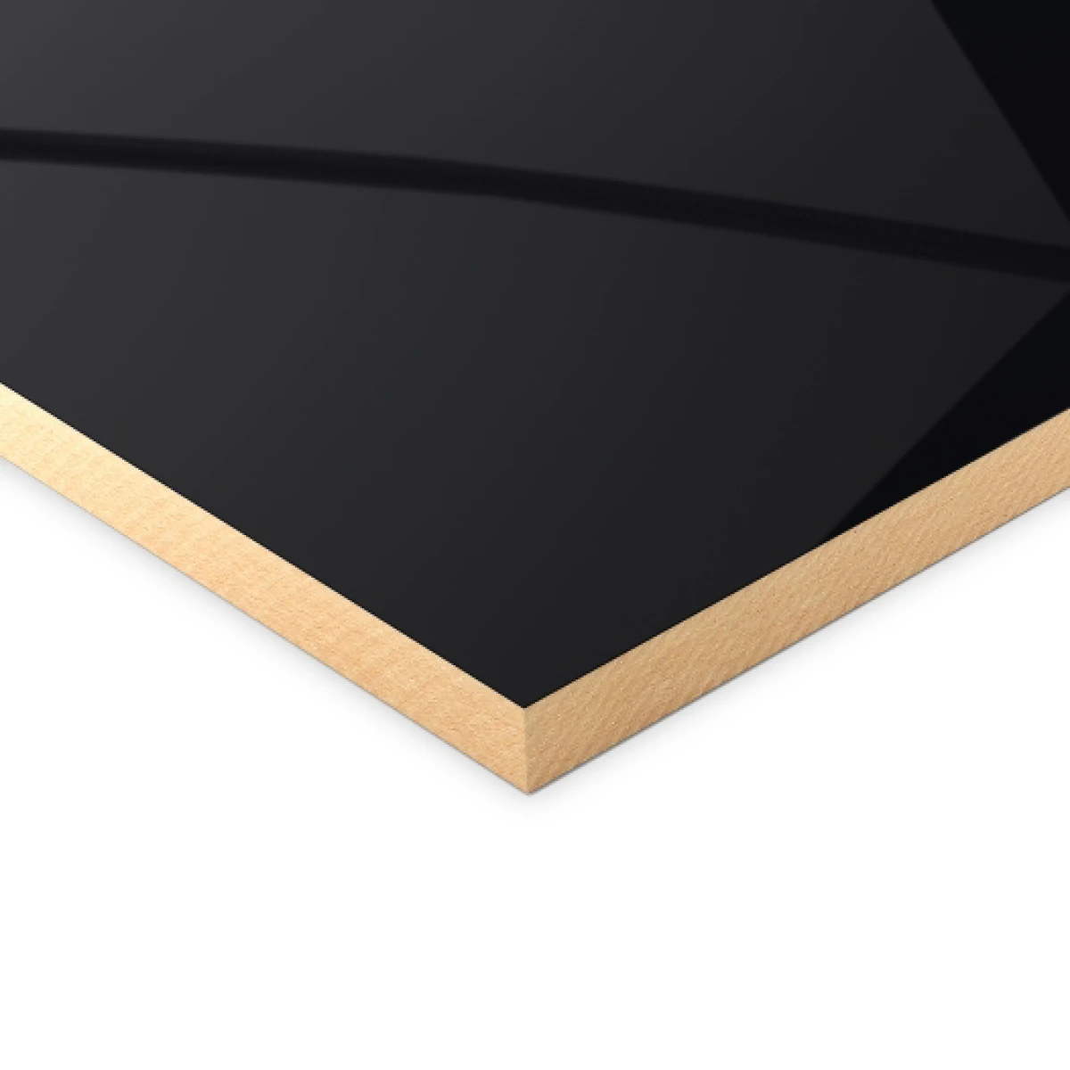 Madera MDF Perfect Sense Negro Brillo -U999 - MDF PERFECT SENSE NEGRO ALTO BRILLO -U999 