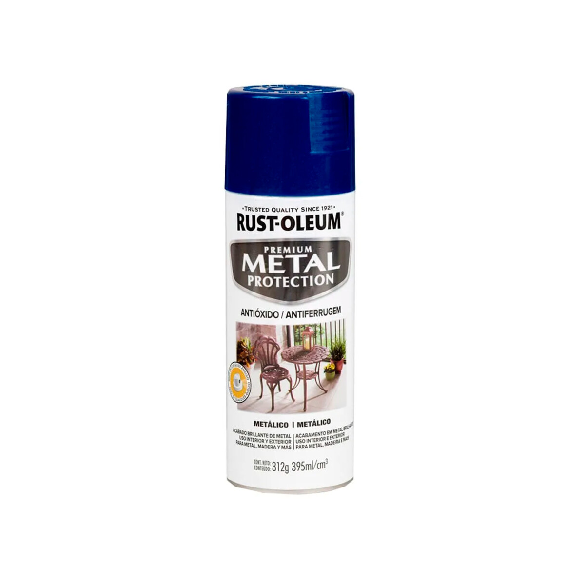 AEROSOL RUST OLEUM PROTECTOR OXIDO MET AZUL COBAL 312 - N/a 