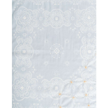 Pañuelo Estampado Azul Celeste