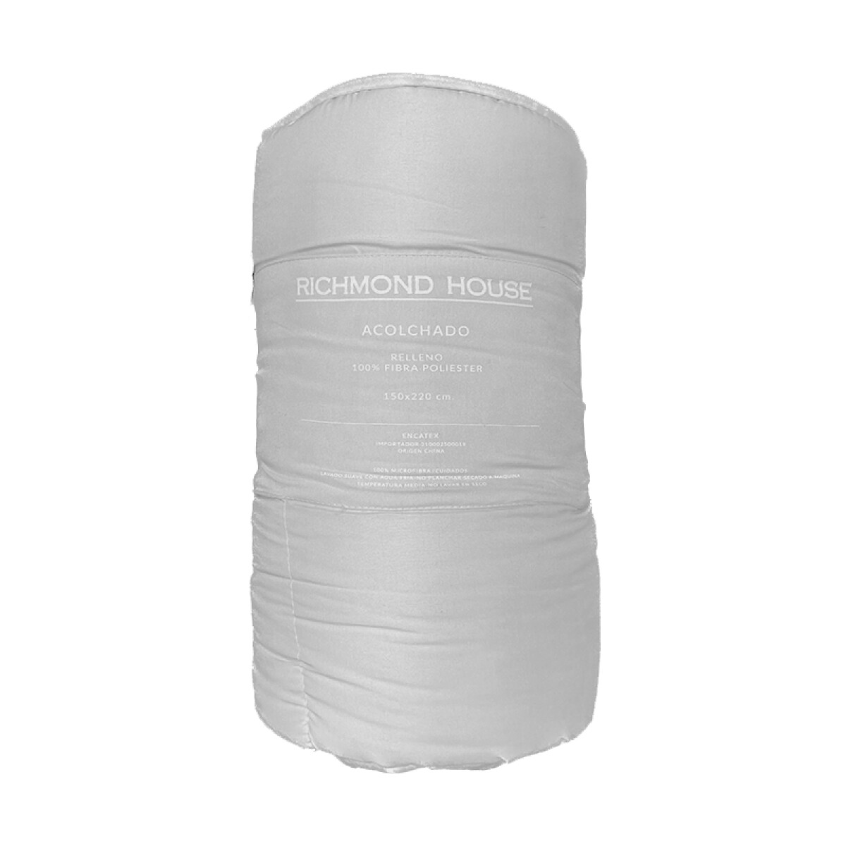 Acolchado 2 Plazas Richmond House 220 x 240 cm - GRIS 