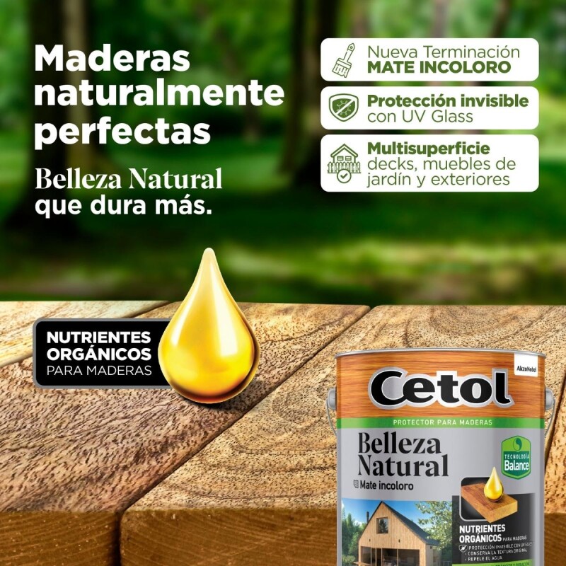 CETOL BALANCE BELLEZA NATURAL MATE INCOLORO 1LT N/A