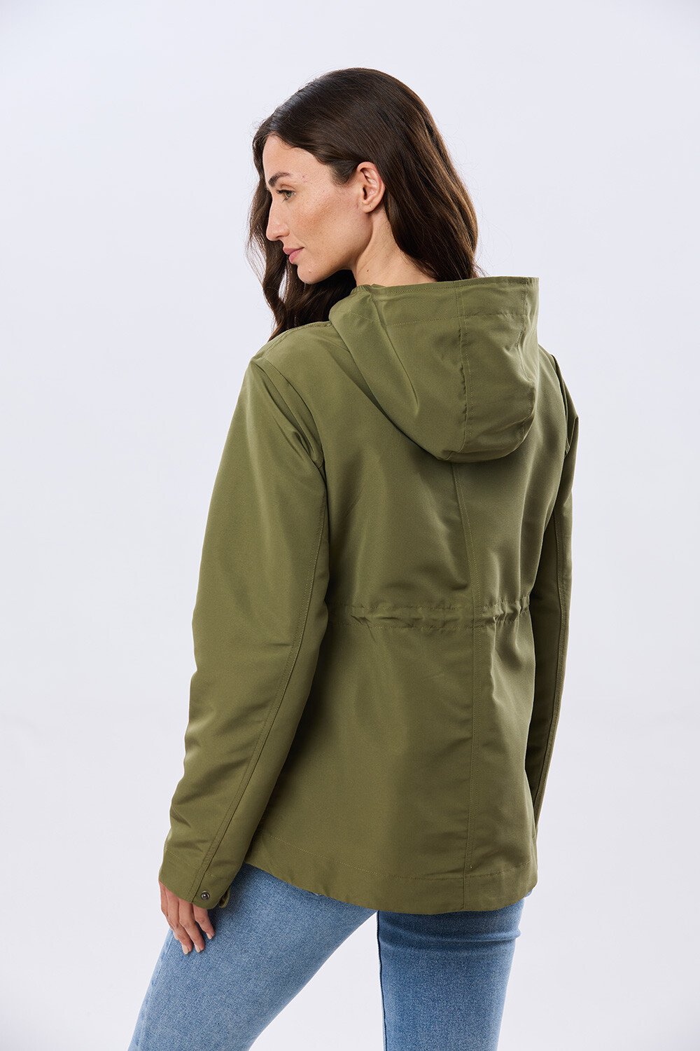 CAMPERA CON CAPUCHA Verde