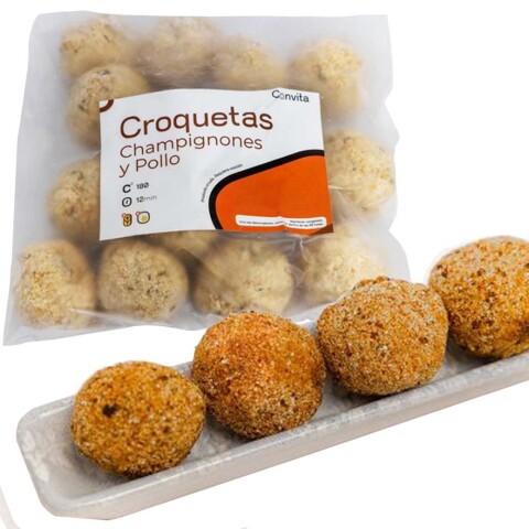 Croqueta Pollo y Champiñones Convita 360g Croqueta Pollo y Champiñones Convita 360g