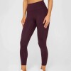 Leggings Define PowerHold High-Waisted 7/8 Mujer Oxblood