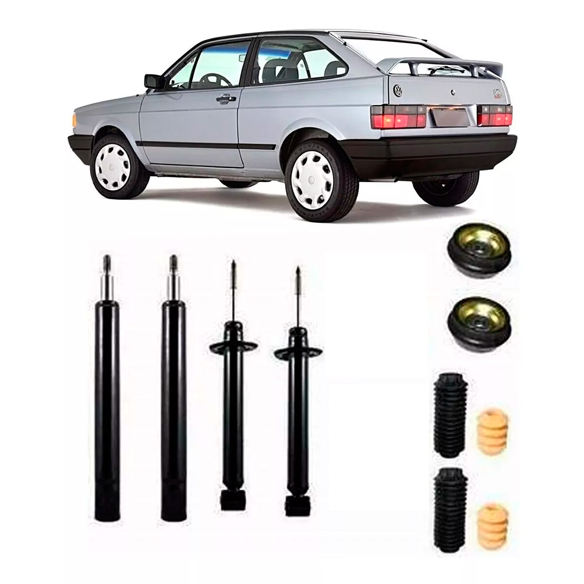 SUSPENSION VARIOS COMBO KIT AMORTIGUADORES DELANTEROS TRASEROS GOL /94 