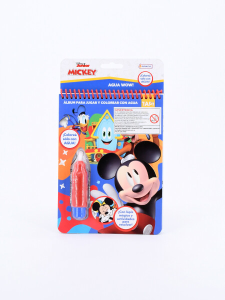 LIBRO DE MICKEY PINTA FACIL CON AGUA ROJO