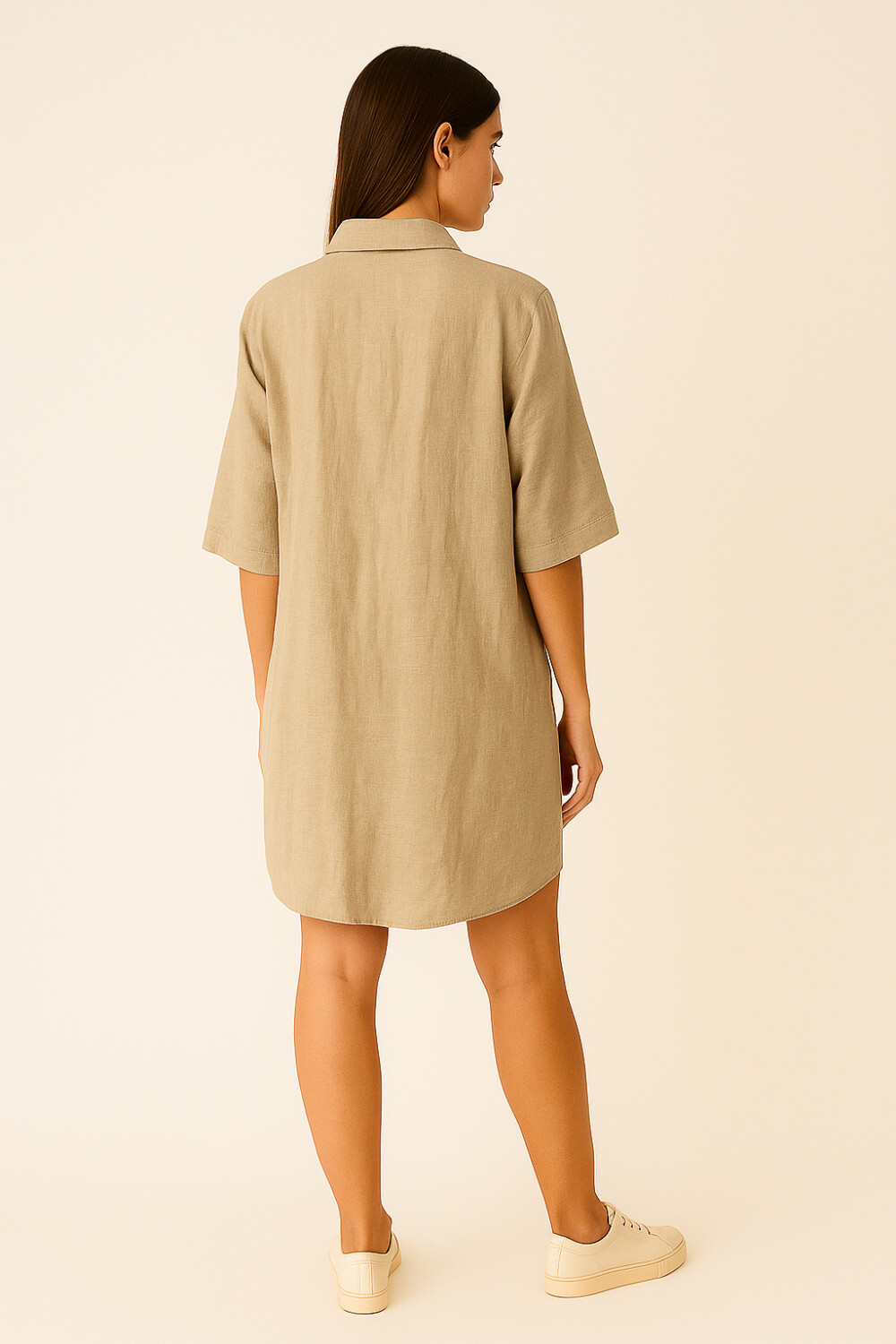 Vestido American Beige