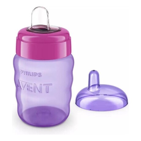 Vaso Easy Sip con boquilla Philips Avent 260ml +9 meses Violeta
