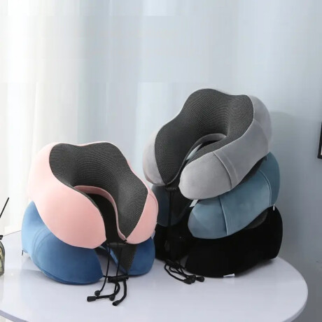 Almohada de viaje anatómica Azul
