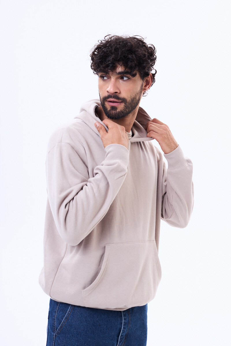 Buzo de felpa Curitiva Beige
