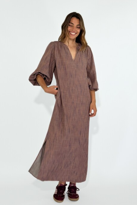 VESTIDO CALIZA Ladrillo