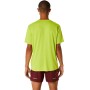 Polo Running Fujitrail Logo Hombre Neon Lime/br.orange/performanc