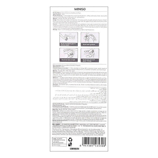 Cepillo dental 5 pcs Cepillo dental 5 pcs