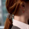 Broche Metallic Broche Metálico Cuff Plateado - Plateado