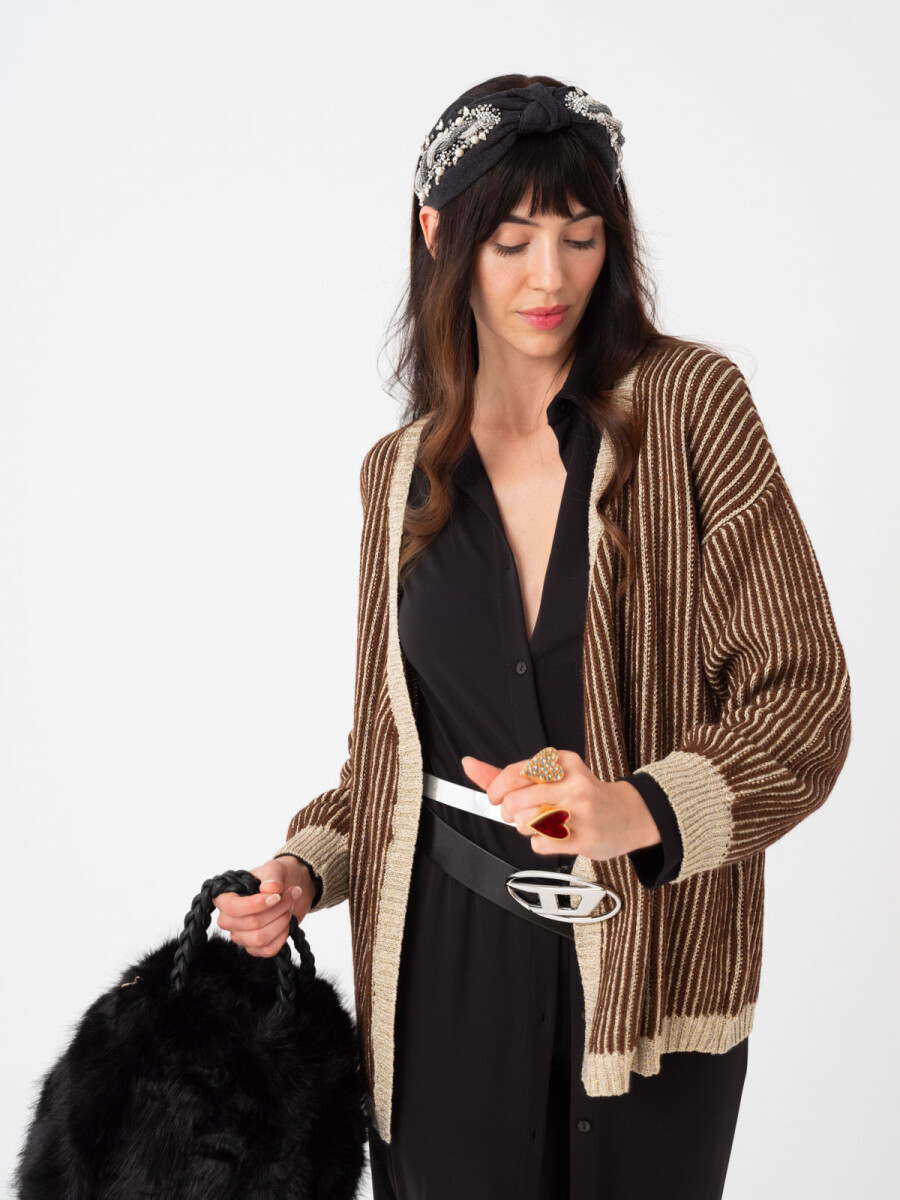 CARDIGAN CON LUREX 