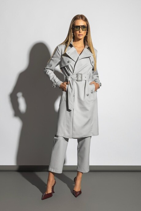 Trench Simone Gris