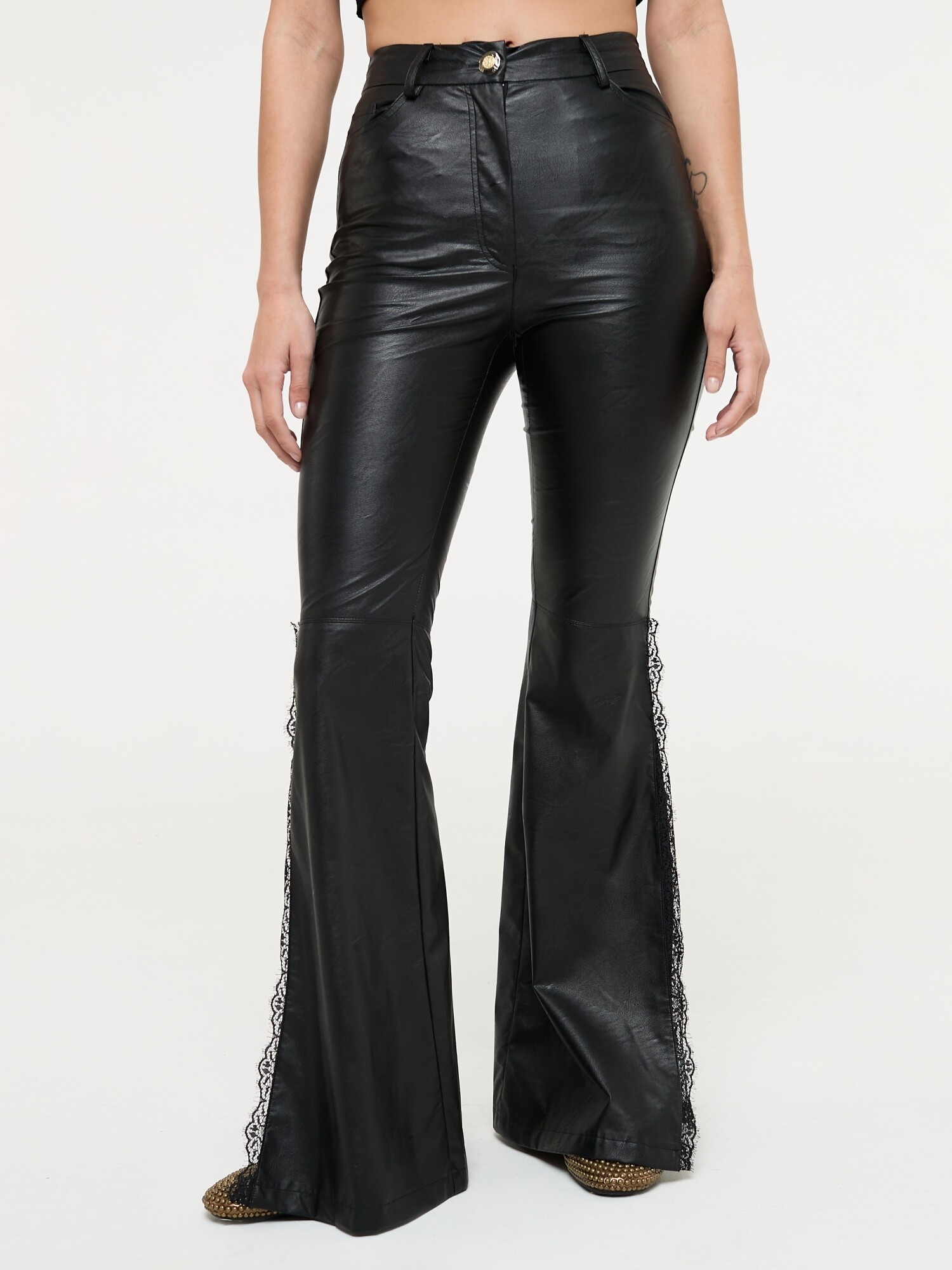 Jeans Oxford Negro Mujer Jean Oxford 